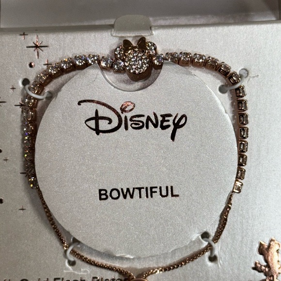 Disney's Minnie 14k Rose Gold FlashPlated bracelet - New - Picture 7 of 8